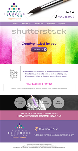 Web-Design von creationz2011 für Digital Positions, inc. | Design: #6269302
