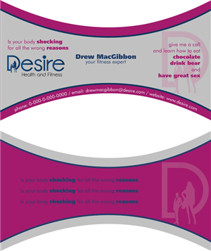 Design de Carte de Visite par catwoman! pour Desire Health And Fitness | Design #1770222