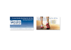 Business Card Design by Sharon for Desire Health And Fitness | Design: #1723619