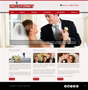 Web Design by pb for MC Sydney | Design: #1721661