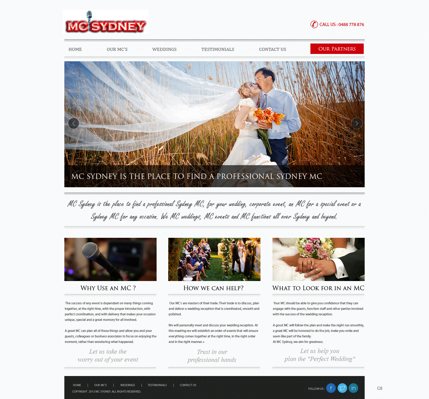 Diseño Web por pb para MC Sydney | Diseño #1721663