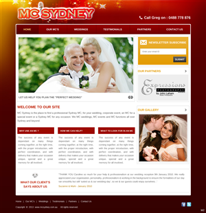 Web Design by pb for MC Sydney | Design: #1721667