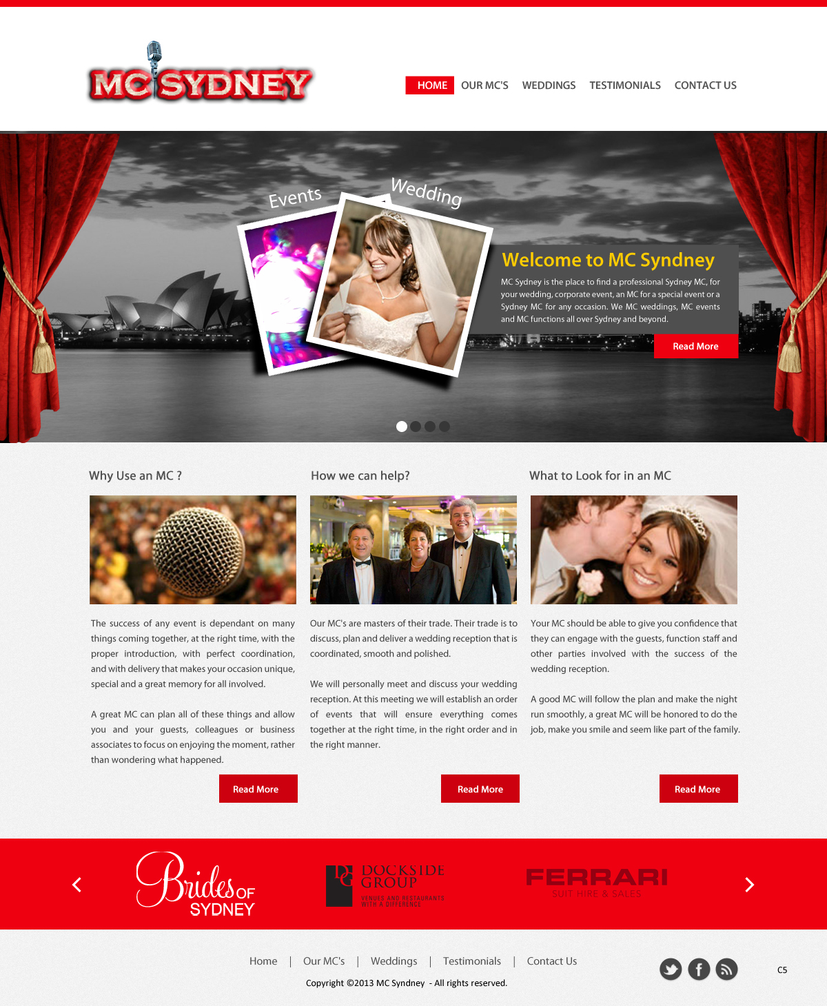 Diseño Web por pb para MC Sydney | Diseño #1725940