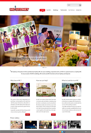 Web Design by pb for MC Sydney | Design: #1729487