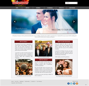 Web Design by pb for MC Sydney | Design: #2088935