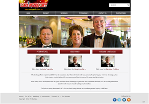 Web Design by pb for MC Sydney | Design: #2100472