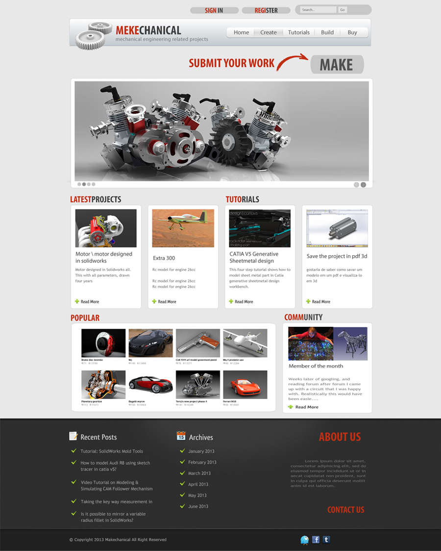 Wordpress Design by Le Art for this project | Design: #1603137