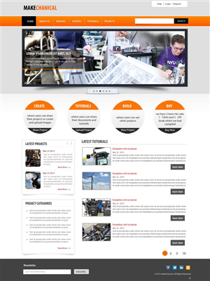 Wordpress Design by pb for this project | Design: #1607699