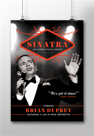 Sinatra: The Ultimate Tribute Concert requesting a Poster Design