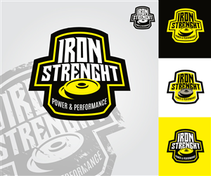 Logo Design by Luis Arriola for Iron Strength Power & Performance | Design #5882989