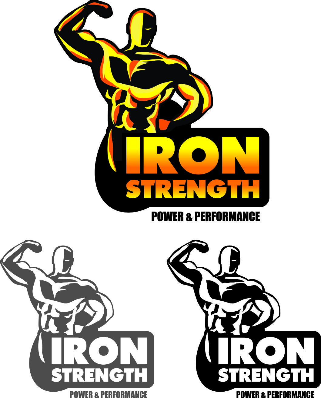 Logo Design by pa2pat for Iron Strength Power & Performance | Design #5821837