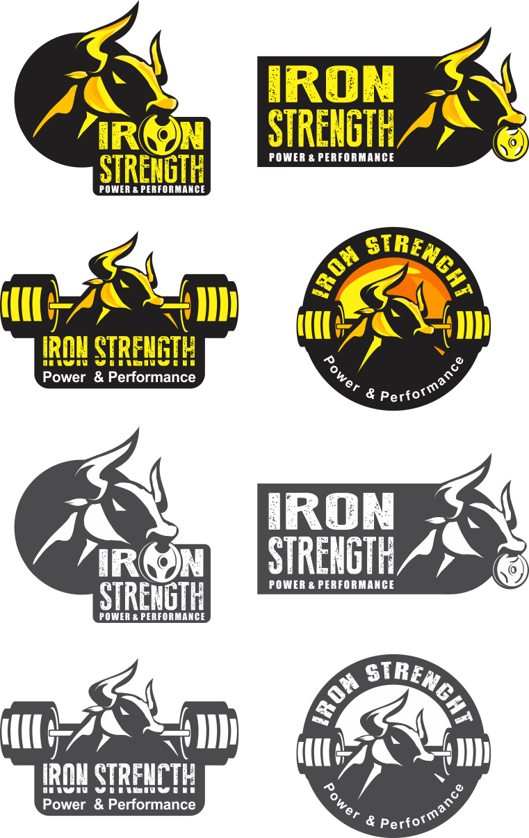 Logo Design by pa2pat for Iron Strength Power & Performance | Design #5910698