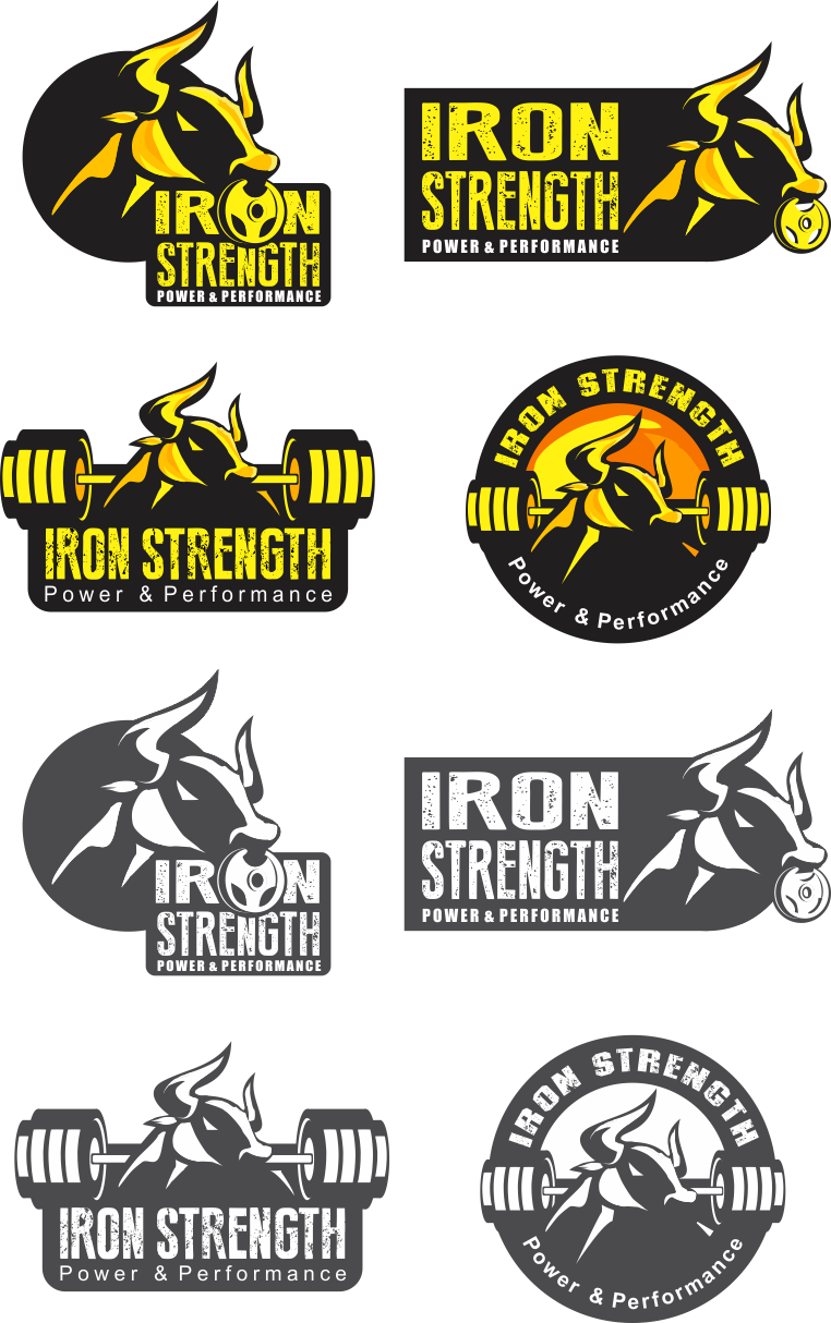 Logo Design by pa2pat for Iron Strength Power & Performance | Design #5916903