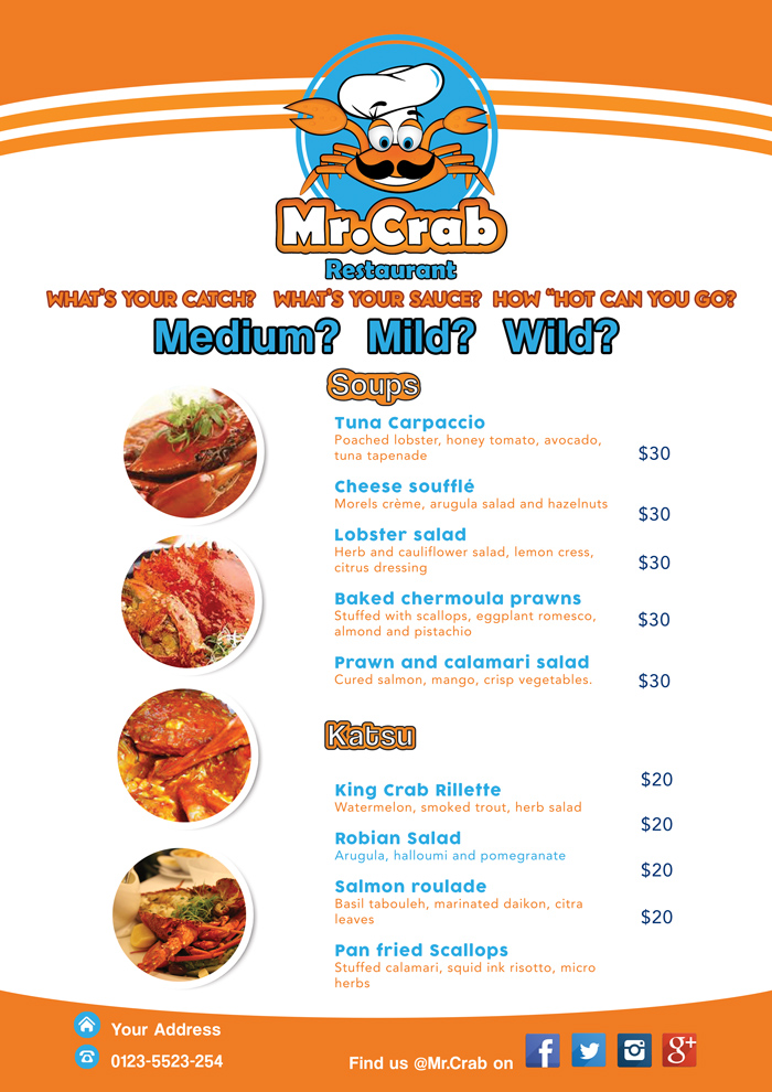 Design de Menu par Einder pour ce projet | Design #5817599