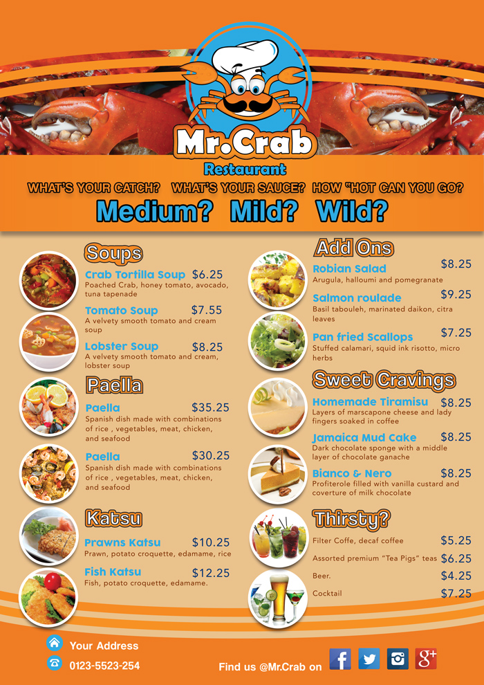 Design de Menu par Einder pour ce projet | Design #5825491