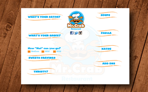 Menu Design by tballest for this project | Design #5852996