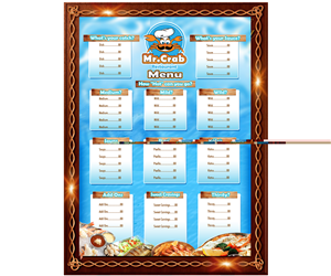 Menu Design by Nimal
