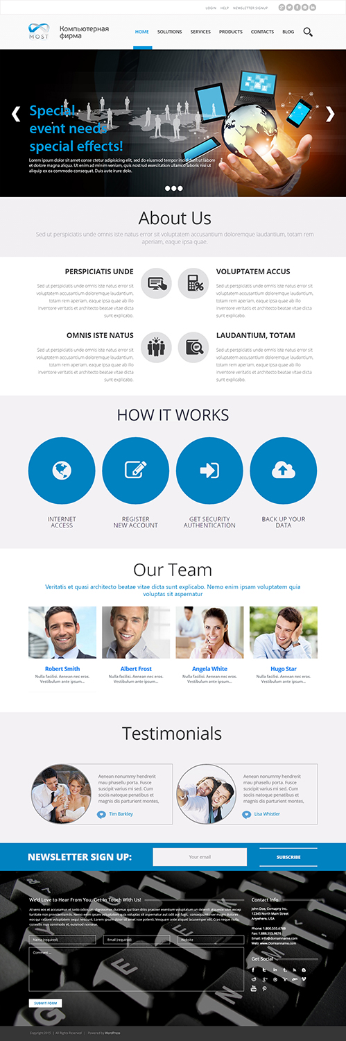 Web Design by iLibart for this project | Design #5842919