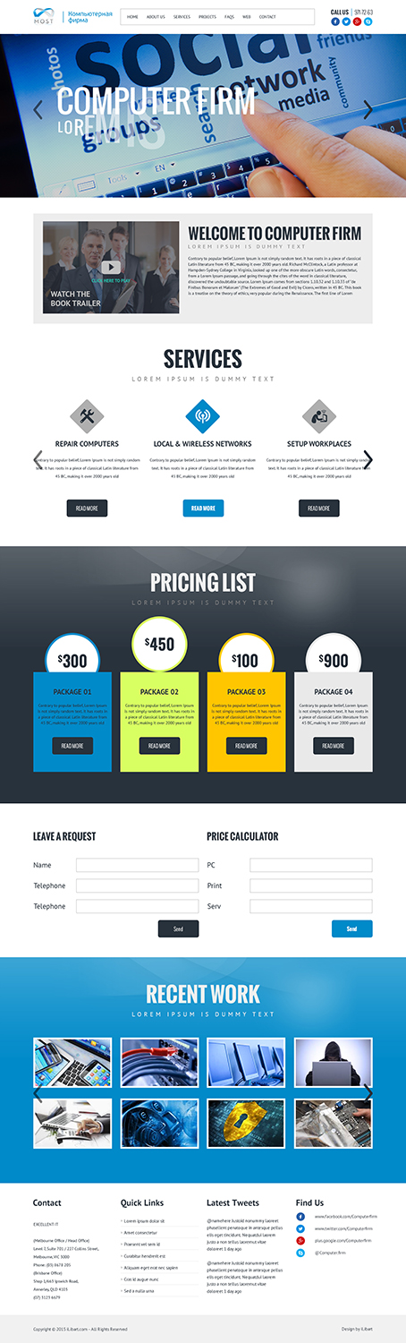 Web Design by iLibart for this project | Design #5844232