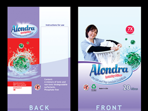 Single Dose Laundry Detergent in Water Soluble Pillows | Diseño de Empaque por Kejo87