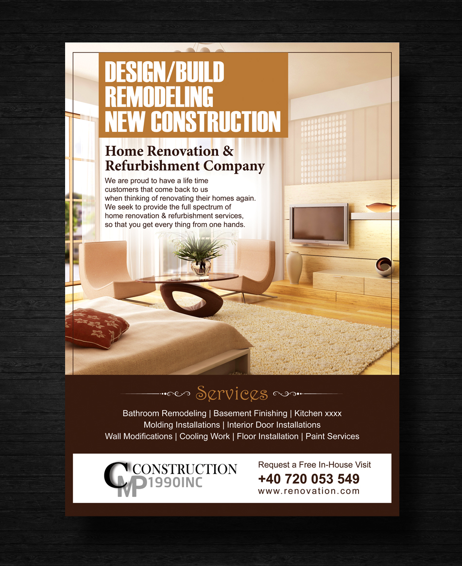 Flyer Design by uk for this project | Design #5779698
