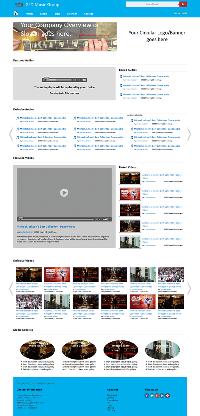 Web Design par Jahid BD pour ce projet | Design #5842487