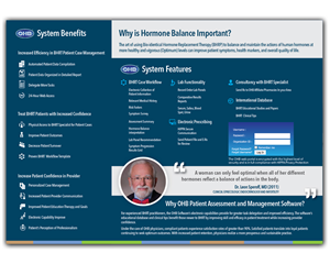 Brochure Design by Andrew1965 for Optimum Hormone Balance | Design: #5862960