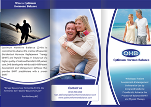 Brochure Design by Webrays for Optimum Hormone Balance | Design #5888994