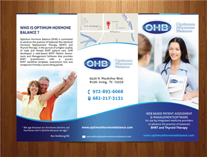 Brochure Design by nyky for Optimum Hormone Balance | Design #5793919