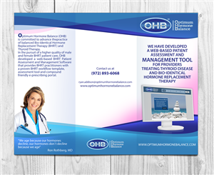 Optimum Hormone Balance Brochure for Conference Exhibit | Brochure Design by Victor_pro