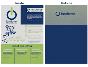 Broschüren-Design von Y.N. Creative für Landover Associates | Design: #1601317