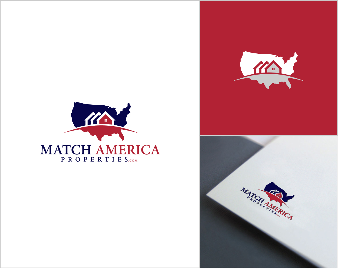 Logo Design by squarepixel for Match America Properties | Design #5861375