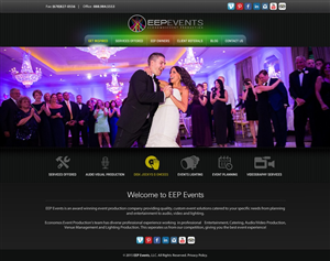 Web Design par Anooshaa Kachhia pour EEP Events LLC | Design #5827510