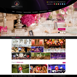 Web Design by ImranArif for EEP Events LLC | Design: #5844462