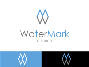Logo Design by Creations Box 2015 for The WaterMark Church | Design: #5807096