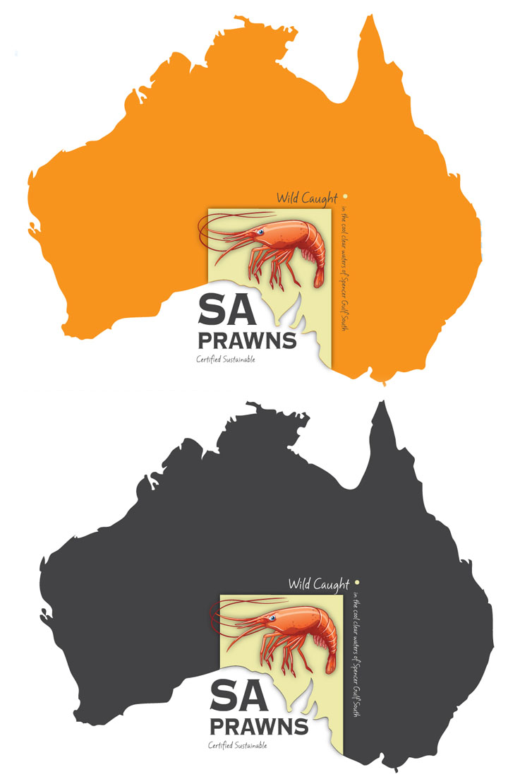 Logo-Design von Jackie Morrison für SA Prawns | Design #5815582