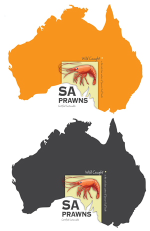 Logo Design by Jackie Morrison for SA Prawns | Design: #5815582