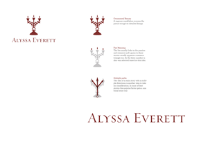 Logo Design by Pablo Acedo for Alyssa Everett | Design: #1578315