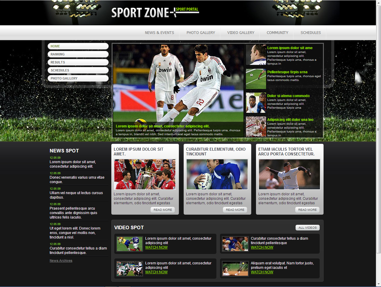 Web Design by Rosc for Desert Foothills Athletic Club | Design #1611045