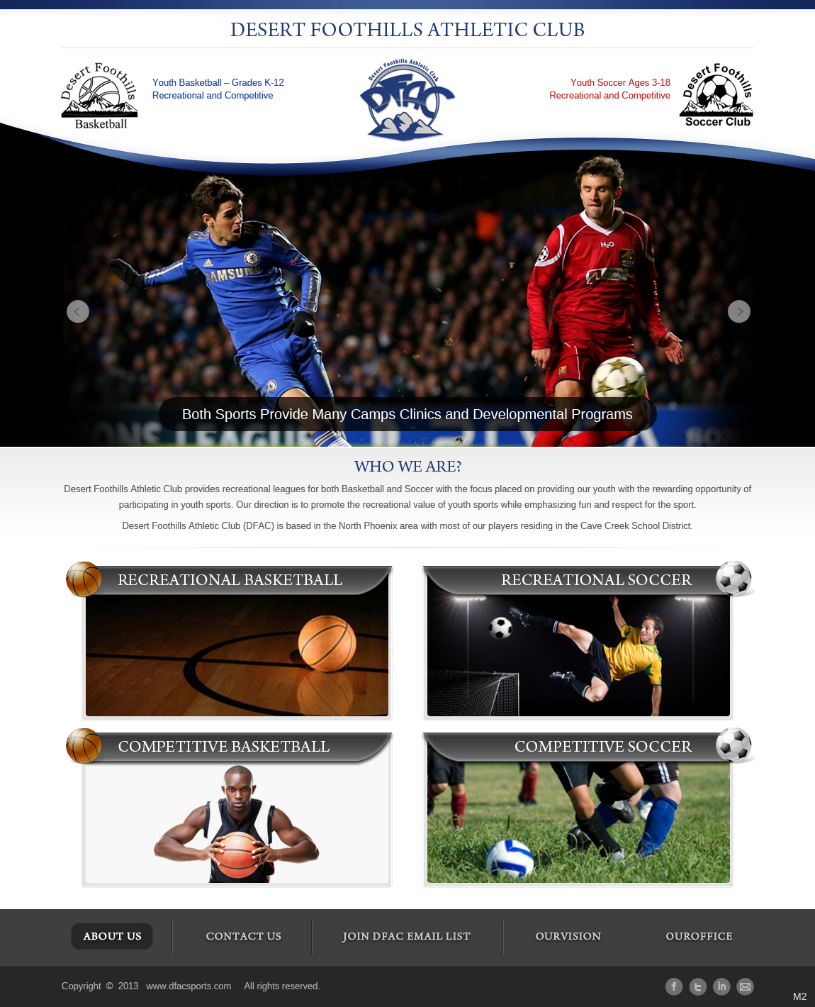 Web Design by pb for Desert Foothills Athletic Club | Design #1576879