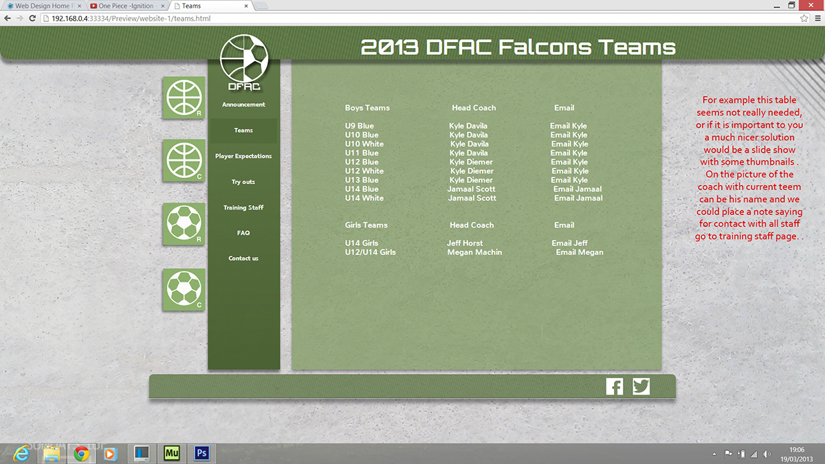 Web Design par D.Korolczuk pour Desert Foothills Athletic Club | Design #1587795