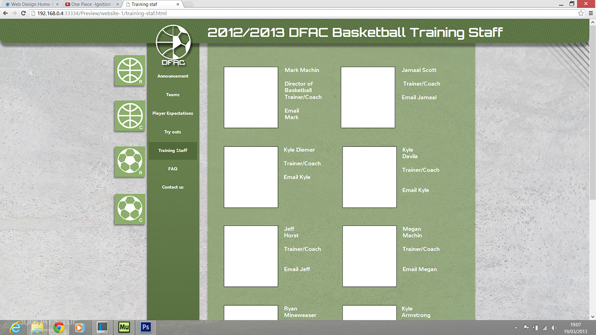 Web Design by D.Korolczuk for Desert Foothills Athletic Club | Design #1587809