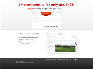 Landing Page Design by pushCreative