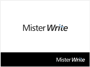 Logo-Design von Anton@Lehnz für Mister Write Ltd | Design: #316934
