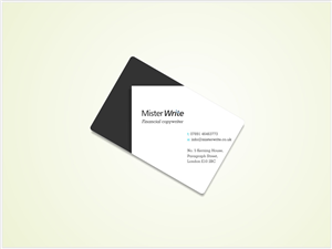 Logo-Design von Anton@Lehnz für Mister Write Ltd | Design: #316940