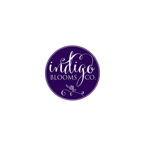 Indigo Blooms Co. Logo Design for the most particular Bride