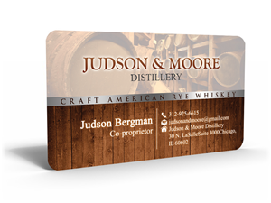 Business Card Design for start up whiskey distillery  | Design de Carte de Visite par Hardcore Design