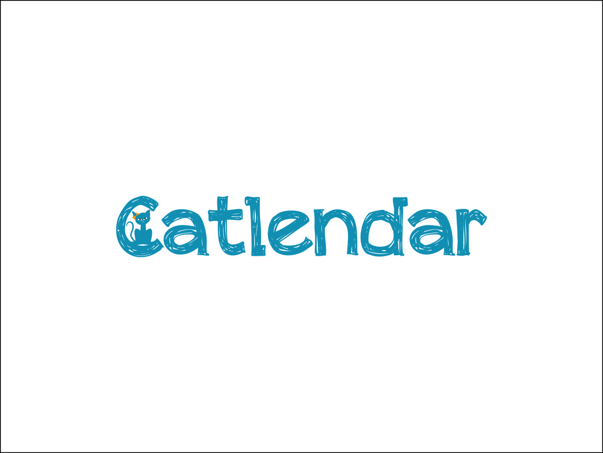 Logo Design by Misha for Catlendar | Design #5856833