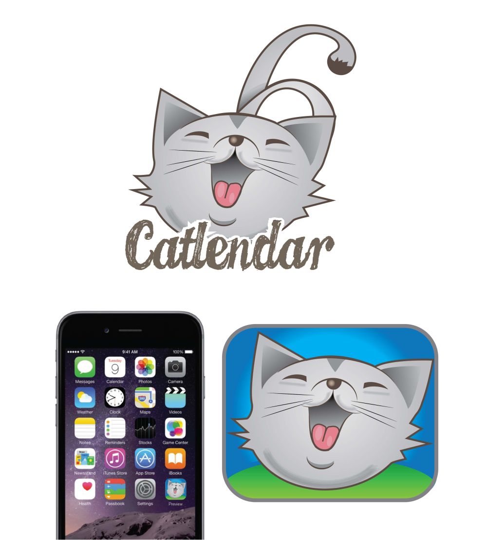 Logo Design by Tatjana R. for Catlendar | Design #5811338