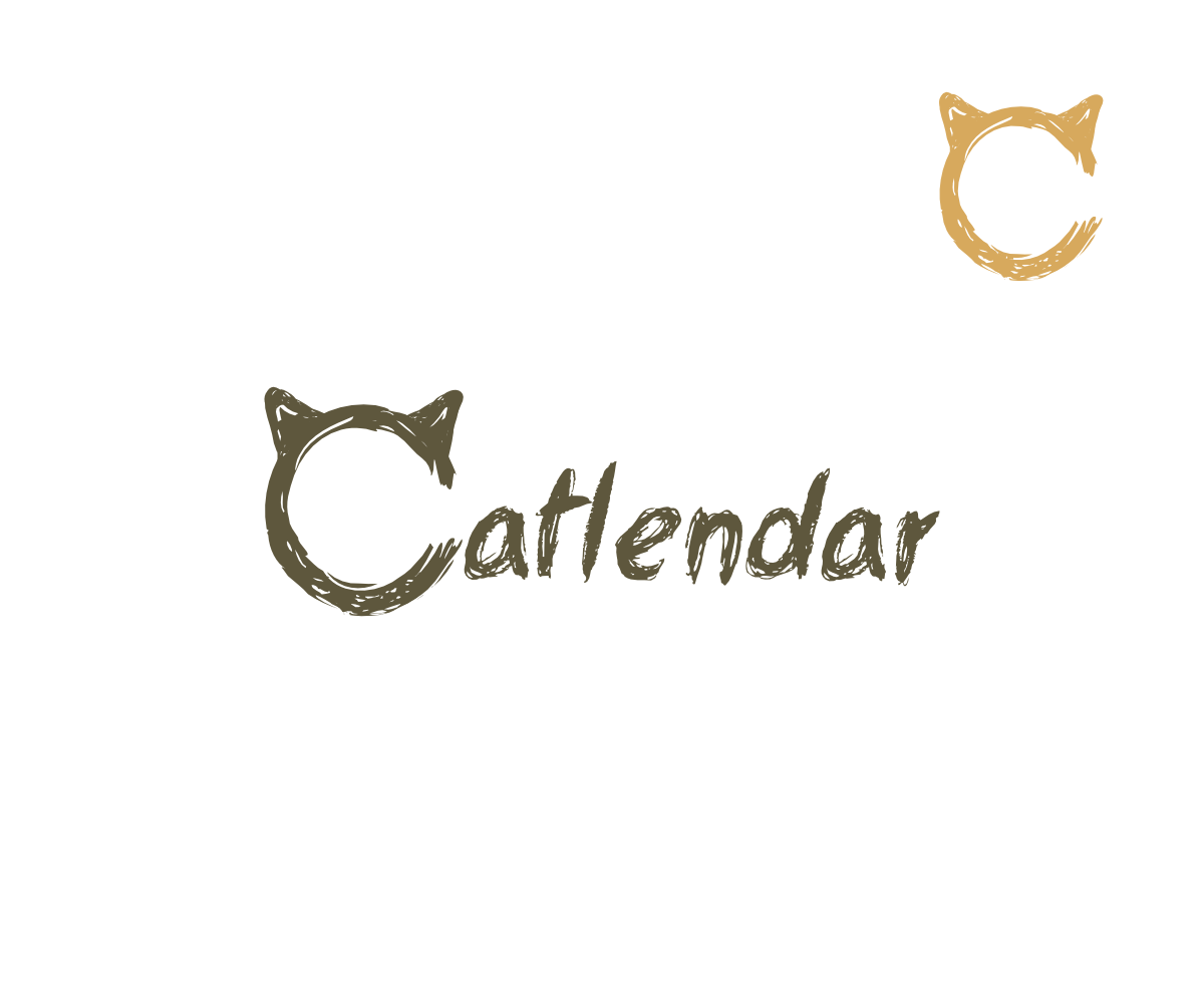 Logo Design by design.bb for Catlendar | Design #5822384